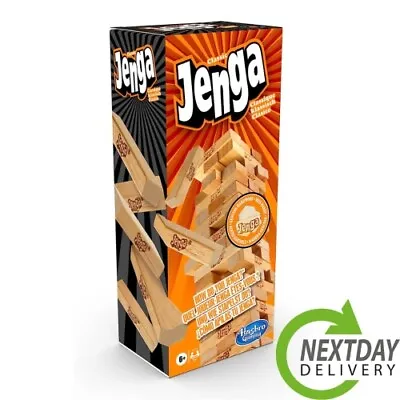 Buy Hasbro Gaming Jenga Classic, Children's Game That Promotes Reaction Speed From 6 • 18.65£
