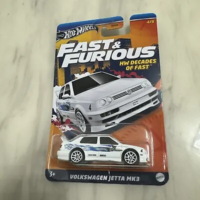 Buy HOT WHEELS Fast And Furious Volkswagen Jetta Mk3 Hw Decades Of Fast NEW Vw  • 8.50£