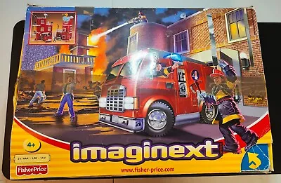 Buy Vintage Fisher Price Imaginext Fire Rescue Centre Fireman 2002 Complete In Box • 36.99£