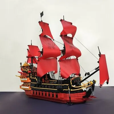 Buy Building Blocks MOC 6002 Pirates Queen Revenge DIY Ship Toys • 149.74£