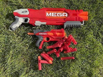 Buy NERF MEGA Doublebreach Shotgun & Hotshock + 18 Darts • 12£