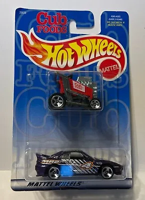 Buy Hot Wheels Cub Foods 2 Car Pack EXPRESS LANE Shopping Cart & TOYOTA MR2 Purple • 19.21£