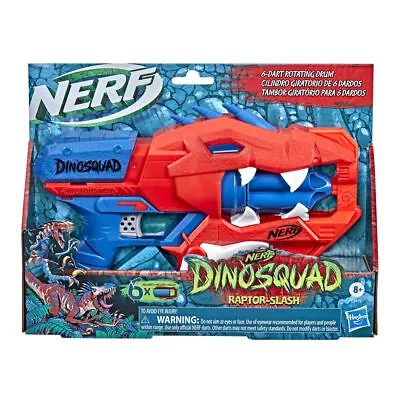 Buy Nerf Dinosquad Raptor Slash Foam Dart Blaster With 6 Darts Velociraptor New 8+   • 22.89£