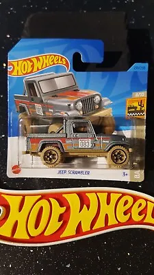 Buy Hot Wheels - Jeep Scrambler, Silver, Short Card.  More BRAND NEW Jeep's Listed!! • 3.39£