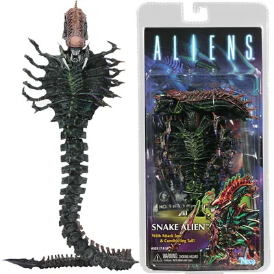 Buy NECA Snake Alien 7  Action Figure Series 13 Aliens Movie Collection W Attack Jaw • 30.22£