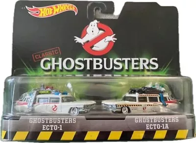Buy Hot Wheels Ghostbusters Twin Pack - Ecto-1 And Ecto-1A Real Riders Soft  Corners • 28.99£