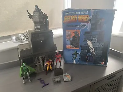 Buy Vintage Mattel 1984 Marvel Secret Wars Tower Of Doom Play-set And Figures Lot • 118£