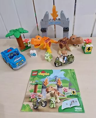 Buy Lego Duplo 10939 Jurassic World T. Rex And Triceratops Dinosaur Breakout + Extra • 23£