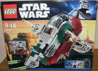 Buy LEGO Star Wars 8097 Slave 1 / Slave I With Figures Instructions Original Packaging 100% Complete • 154.63£