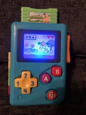 Buy Fisher-Price Laugh Lil' Gamer Activity Toy - Game Boy Inspired Puppy’s Adventure • 6.99£