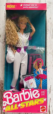 Buy 1989 Barbie Barbie And The All Stars Midge Made In Malaysia NRFB • 299.77£
