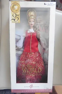 Buy 2004 Barbie Princess Of Imperial Russia Dolls Of The World Pink Label Mattel • 132.58£