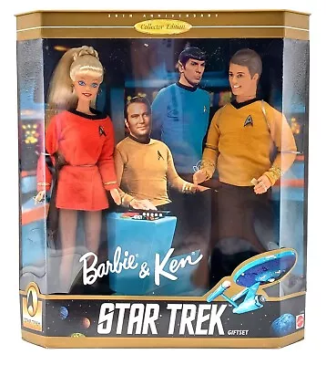 Buy 1996 Star Trek 30 Years Barbie & Ken Gift Set Of 2 Dolls / Mattel 15006, NrfB • 71.87£