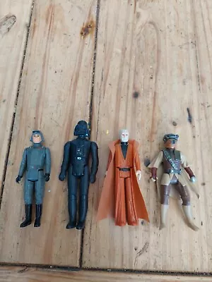 Buy Vintage Star Wars Figures .obi Wan ..darth Vader.. At AT Driver..  Leia  • 5£