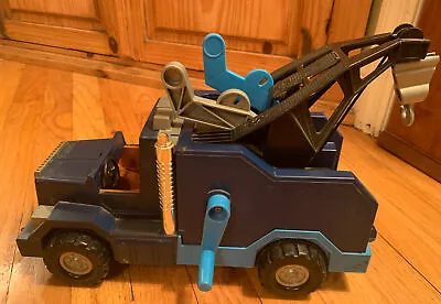 Buy Vintage Toy Truck 1982 Fisher Price Husky Helpers POWER TOW TRUCK 338 Blue • 31.31£
