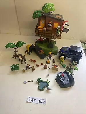 Buy Playmobil Treehouse Jeep And Animals  • 14.99£