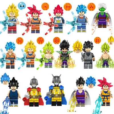 Buy 16PCS Dragon Ball Mini Figure Building Blocks Fit Lego Kids Toys • 26.99£