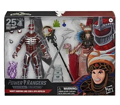 Buy Power Rangers Lightning Collection Lord Zedd Rita Repulsa 2 Pack 6-Inch Figures • 63.99£