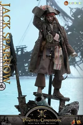 Buy Hot Toys DX15 1/6 Jack Sparrow Pirates Of The Caribbean Dead Men Tell No Tales • 399.99£