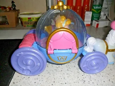 Buy Little People Disney Princess Cinderella Musical Horse Carriage And Figure • 15£
