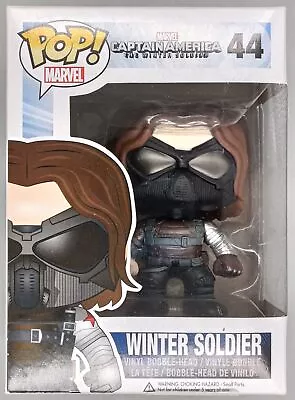 Buy #44 Winter Soldier Marvel Captain America TWS Damaged Box Funko POP & Protector • 67.49£