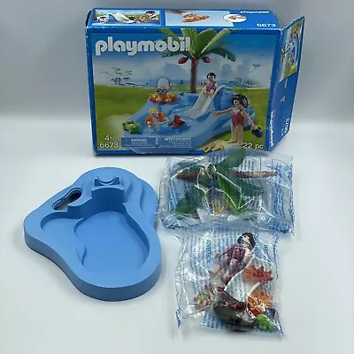 Buy Playmobil Summer Fun Set 6673 • Pool & Slide • Pieces In Sealed Bags  • 14.99£