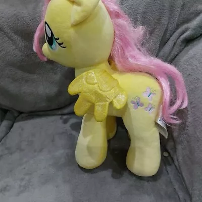 Buy Build A Bear Workshop My Little Pony Fluttershy Plush Soft Toy Yellow Pink 14.5  • 6.99£