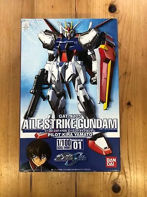 Buy Bandai 1/100 GAT-X105 Aile Strike Gundam Kira Yamato Seed 01 Model Figure Kit • 38.99£