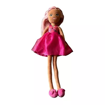 Buy Barbie Princess Plush Doll - Pink Hair, Soft, Collectable, Gift For Kids • 12.99£