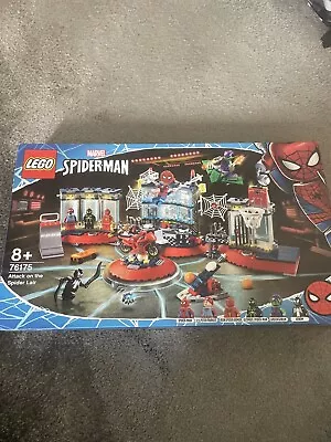 Buy LEGO 76175 Marvel SpiderMan Super Heroes Attack On The Spider Lair & Minifigs • 22£