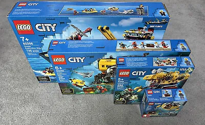 Buy LEGO City: Deep Sea Explorers Lot  (60263, 60264, 60265, 60266) New & Sealed • 394.36£