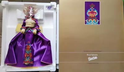 Buy Barbie Porcelain Collector   Royal Splendor Ed. 1993 Mattel Limited 9 Box • 92.84£
