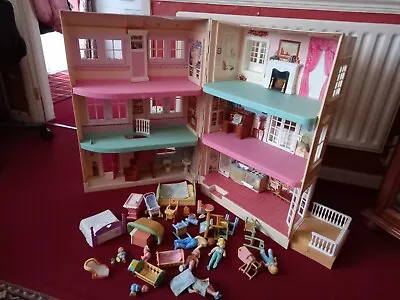 Buy Vintage & Rare Fisher Price Dolls House With Accessories • 25£