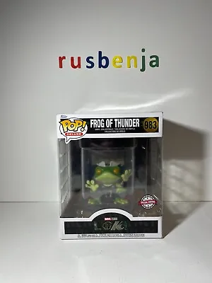 Buy Funko Pop! Marvel Loki Deluxe Frog Of Thunder #983 BOX DAMAGE • 21.99£