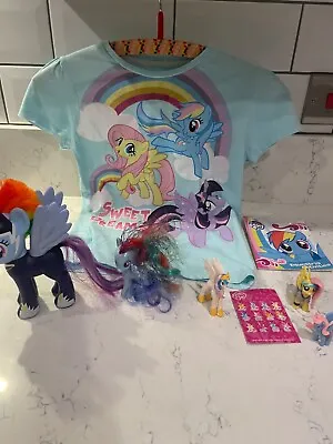 Buy Bundle T Shirt Aged 7-8 Years 5 X My Little Ponies Figures • 10£