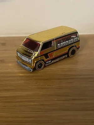 Buy Hot Wheels Custom '77 Dodge Van , Super Chrome  Gold And Red • 6£