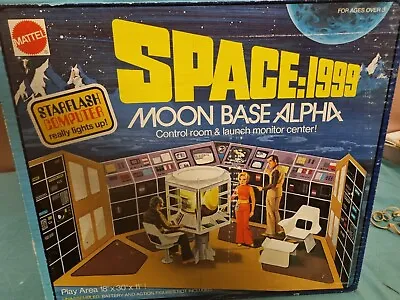 Buy Vintage Mattel Space 1999 Moon Base Alpha Boxed Playset Complete Gerry Anderson • 329.99£