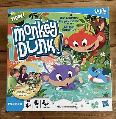 Buy Monkey Dunk Game  2010 HASBRO - Elefun And Friends Preschool Ages 4+ - Used Item • 5£