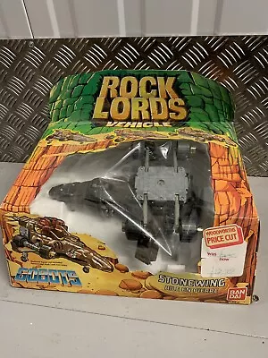 Buy Rock Lords - Vehicle - Stone Wing - Vintage Vehicle - Bandai 1986 - Boxed • 89.99£