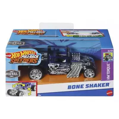 Buy Hot Wheels Bone Shaker Pull Back Speeder 1:43 Scale Vehicle • 12.99£
