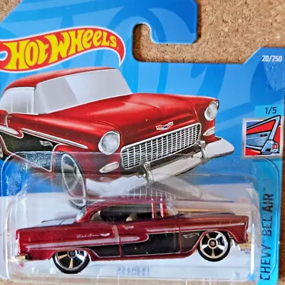 Buy Hot Wheels '55 Chevy - Red - HCW84 NEW SEALED • 7.99£