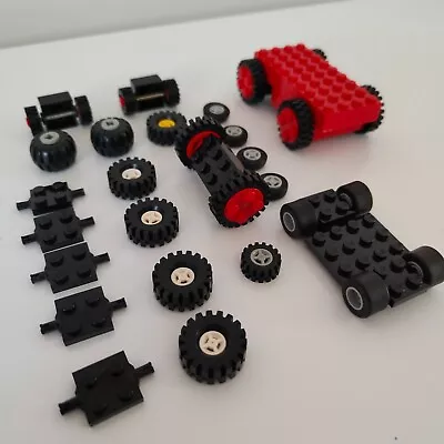 Buy Vintage & Modern LEGO Wheels Bundle JOB LOT Of Tyres, Hubs & Axles • 0.99£