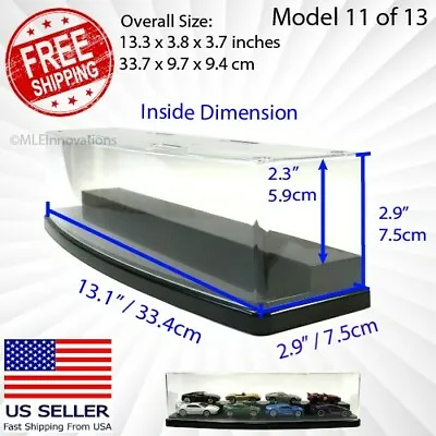 Buy Hot Wheels Display Case Large Clear Acrylic Plastic Box Dust Proof Step 13  X 4  • 19.88£