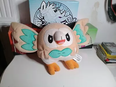 Buy Official Pokemon Rowlet Small Stuffed Plush Cuddly Toy Plushie 8  Tomy 2017 • 10£