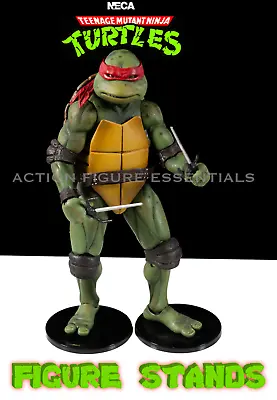 Buy Teenage Mutant Ninja Turtles Display Stands For NECA TMNT Action Figures BLACK • 5.95£