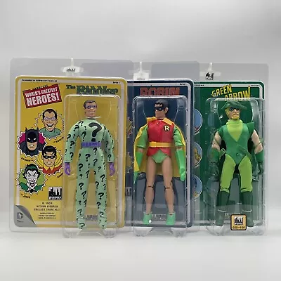 Buy Figures Toy Co Official World's Greatest Heroes Robin.green Arrow.riddler New • 95£