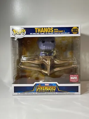 Buy Funko Pop! Marvel Avengers Infinity War Thanos Sanctuary 2 Collector Corps #303 • 14.99£