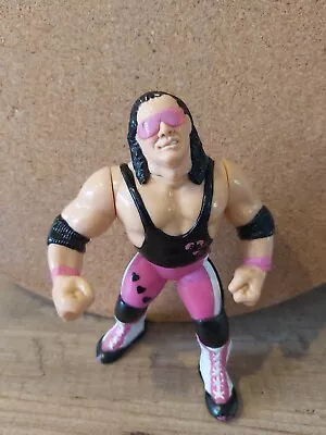 Buy WWF WWE Hasbro Bret The Hitman Hart Wrestling Figure Series 4 • 25£