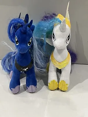 Buy 2 TY Sparkle 9 -10  MY LITTLE PONY Plush Ponies PRINCESS CELESTIA LUNA Soft Toys • 6£