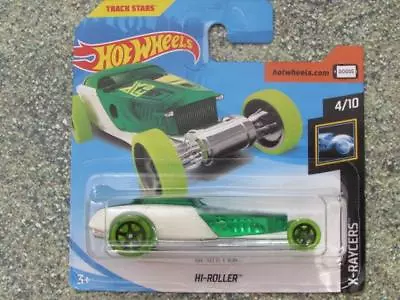 Buy Hot Wheels 2018 #130/365 Hi-ROLLER Green White HW X-Raycers • 3.48£